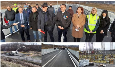 Noul pod peste râul Ialomiţa, dintre Şotânga şi Doiceşti, s-a deschis circulației